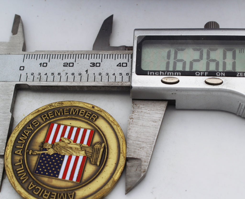 America Will Always Remember POW MIA Challenge Coin 1.6” Copper Collectible