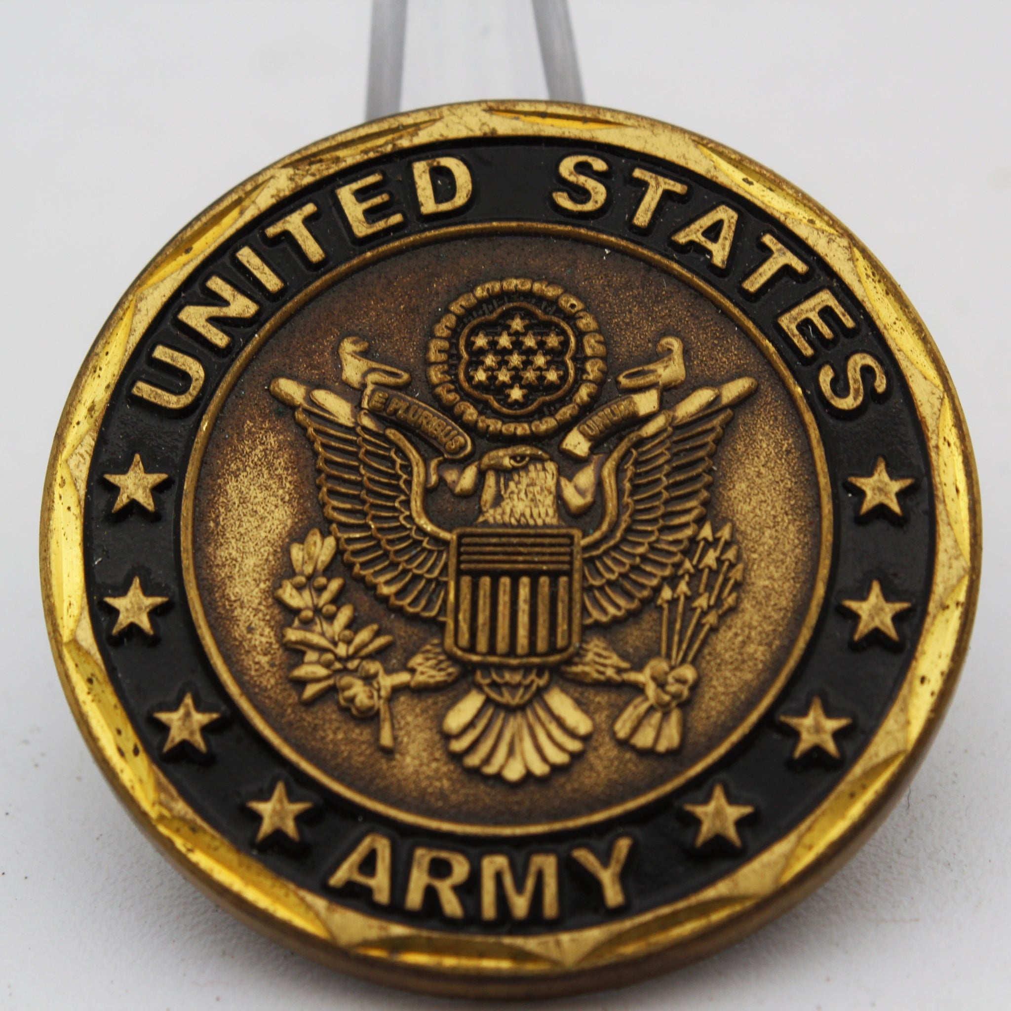 U.S. Army Infantry Crossed Rifles Challenge Coin 1.6” Copper Collectible Pre-owned