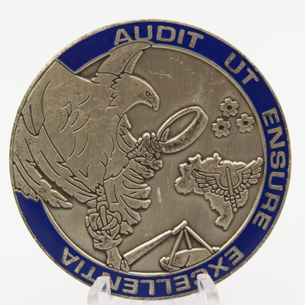 Brazilian Air Force CENCIAR Internal Control Center Challenge Coin 1.75” Copper Collectible Pre-owned
