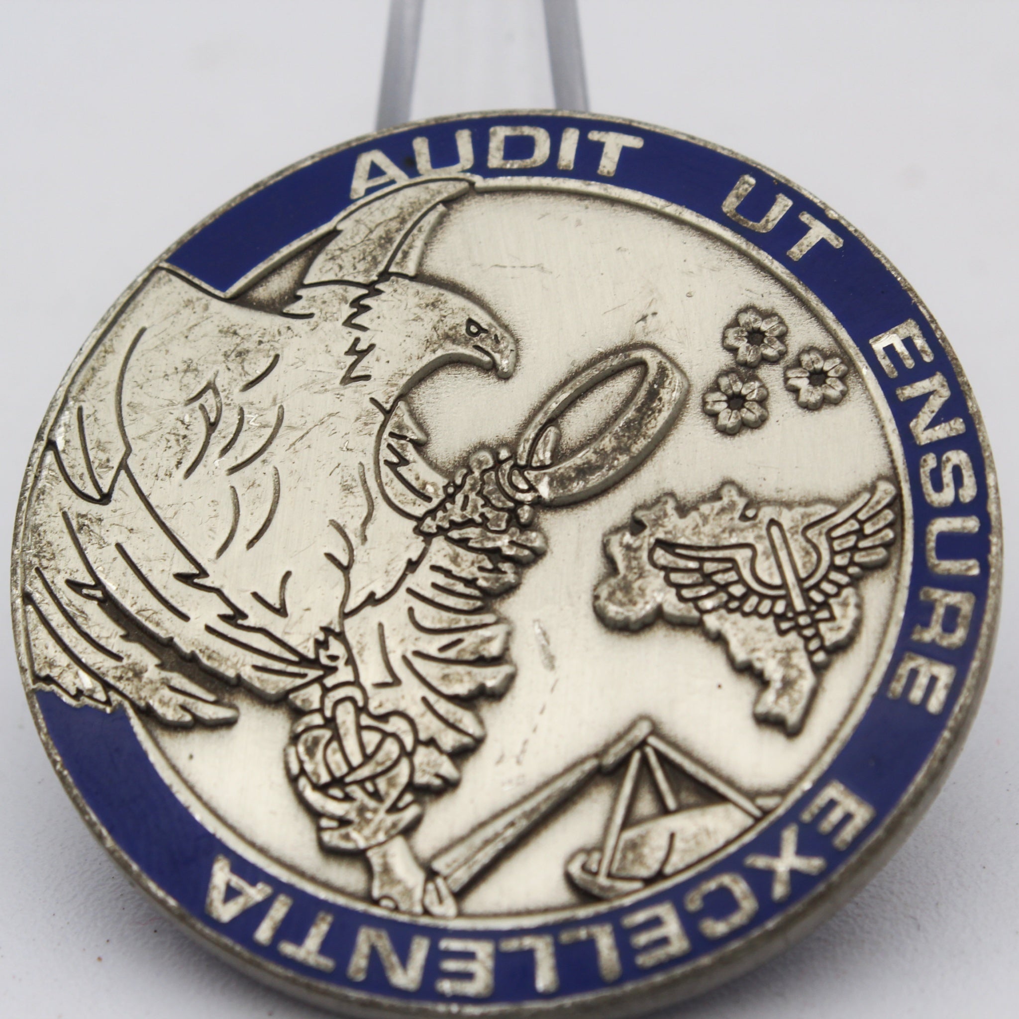 Brazilian Air Force CENCIAR Internal Control Center Challenge Coin 1.75” Copper Collectible Pre-owned