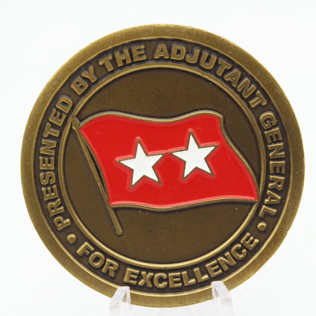 Alabama National Guard Alabama’s Heroes Adjutant General Challenge Coin 1.75” Copper Collectible Pre-owned