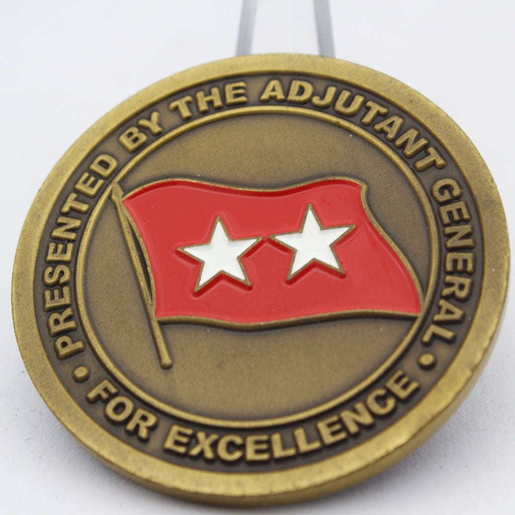 Alabama National Guard Alabama’s Heroes Adjutant General Challenge Coin 1.75” Copper Collectible Pre-owned
