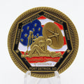 Fort Detrick MD Sustainable Community of Excellence Challenge Coin 1.6” Copper Collectible Pre-owned