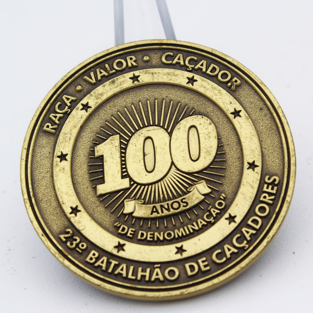 23º BC Batalhão Marechal Castello Branco 100 Anos Challenge Coin 1.75 Inch Copper Pre-owned