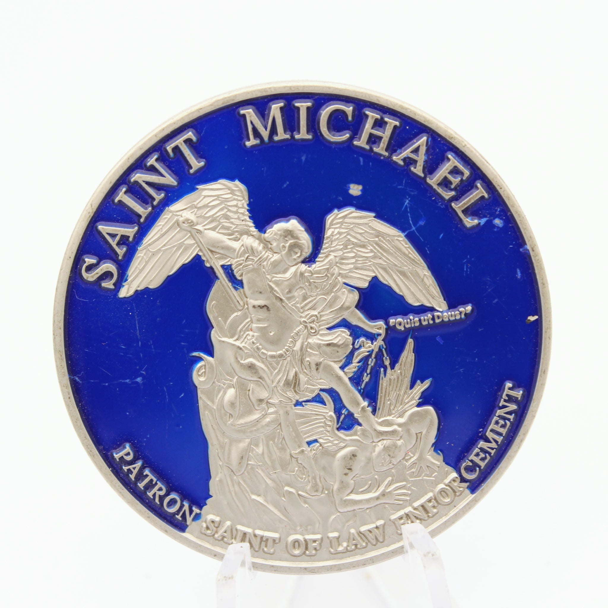 United States Marshal Saint Michael Challenge Coin 1.75 Inch Copper Pre-owned