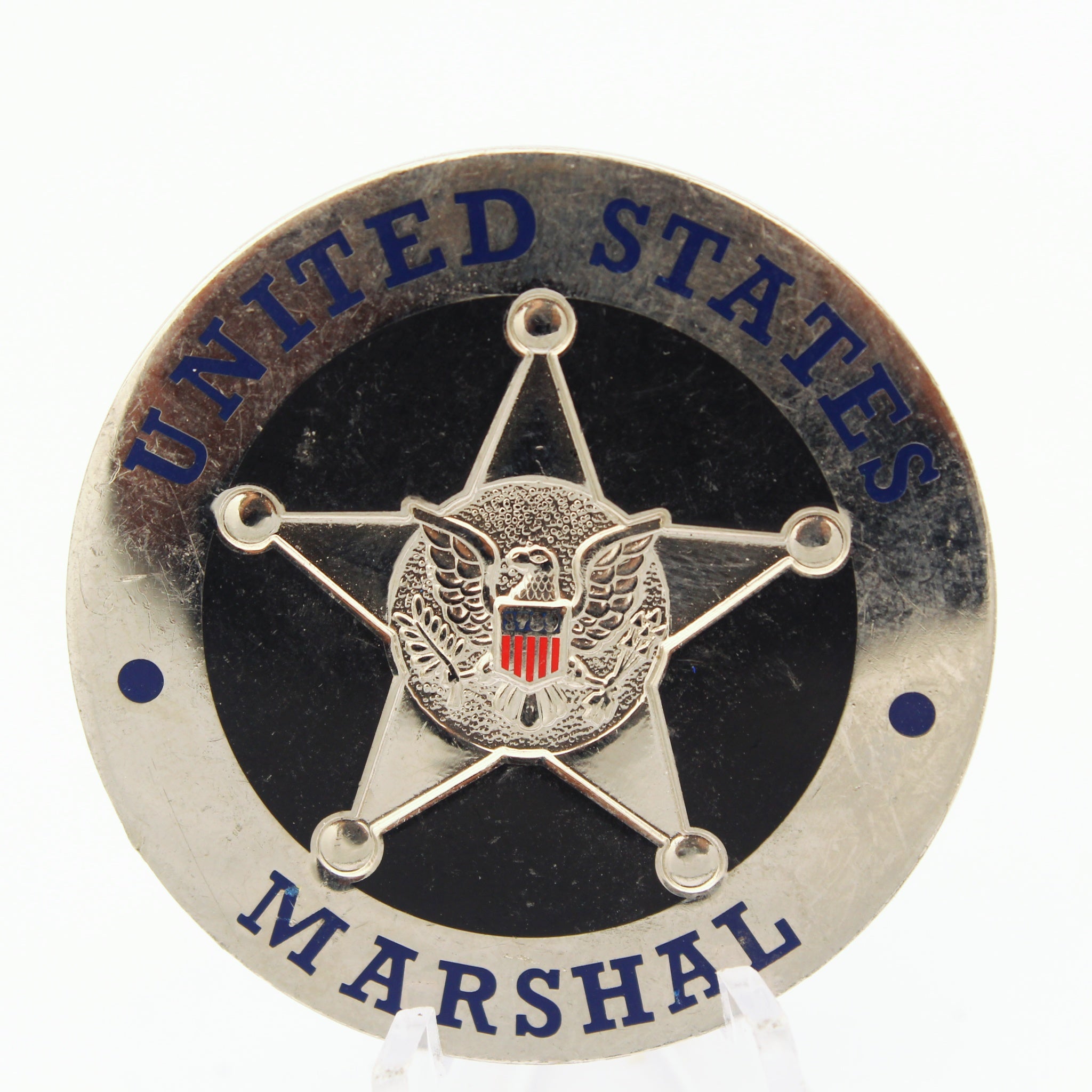United States Marshal Saint Michael Challenge Coin 1.75 Inch Copper Pre-owned