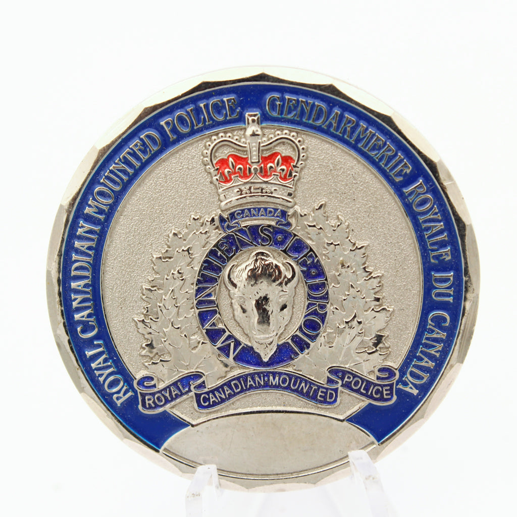 Torfield RCMP Detachment Beaver County K Division Challenge Coin 1.75 Inch Copper