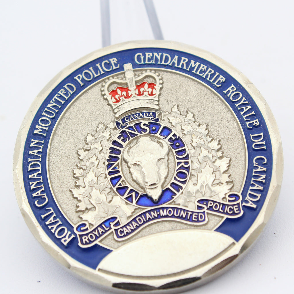 Torfield RCMP Detachment Beaver County K Division Challenge Coin 1.75 Inch Copper