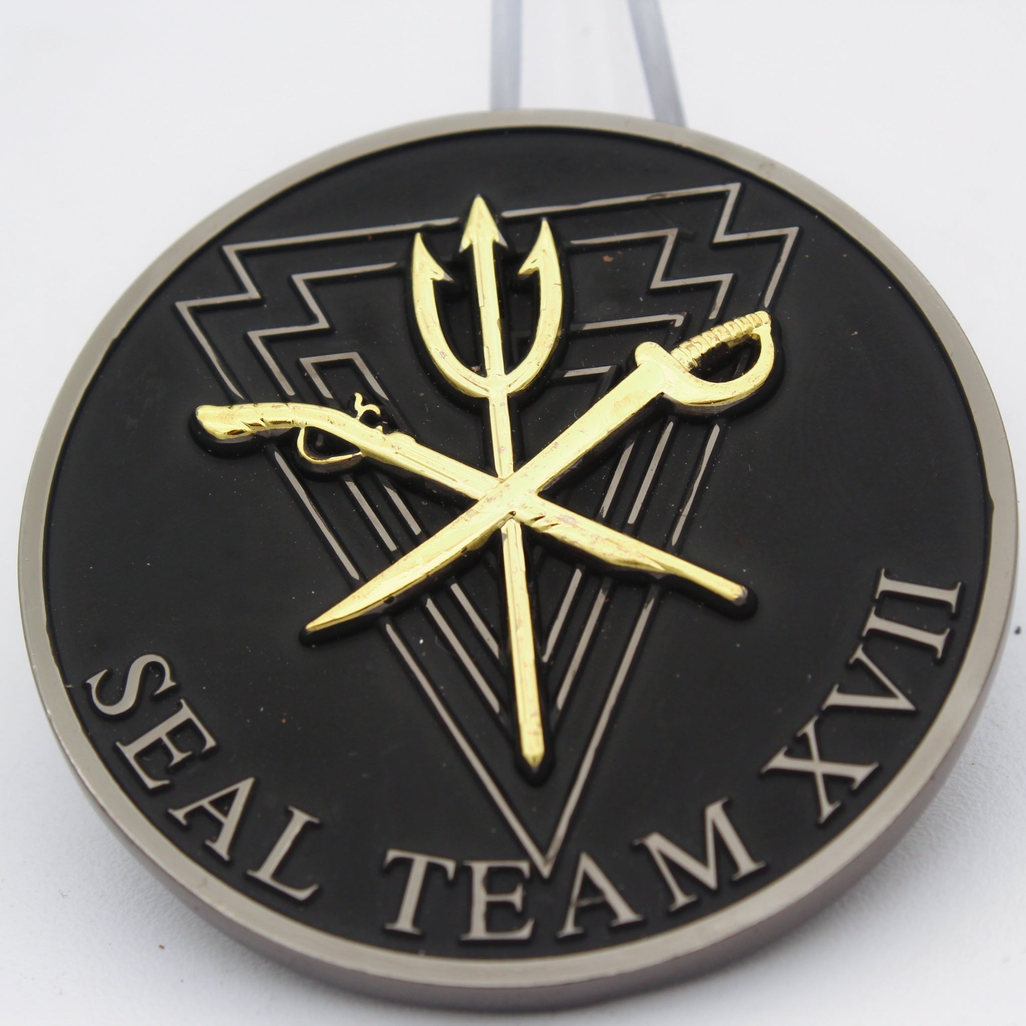 Navy SEAL Team XVII Challenge Coin It's a Privilege to Be Here 2.0" Pre-Owned