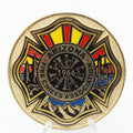 Arizona Fire Chiefs Association 1966 Fire Service Challenge Coin 1.75" Pre-Owned