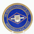 7th Reconnaissance Sq Sigonella NAS Italy Challenge Coin 1.75" Pre-Owned