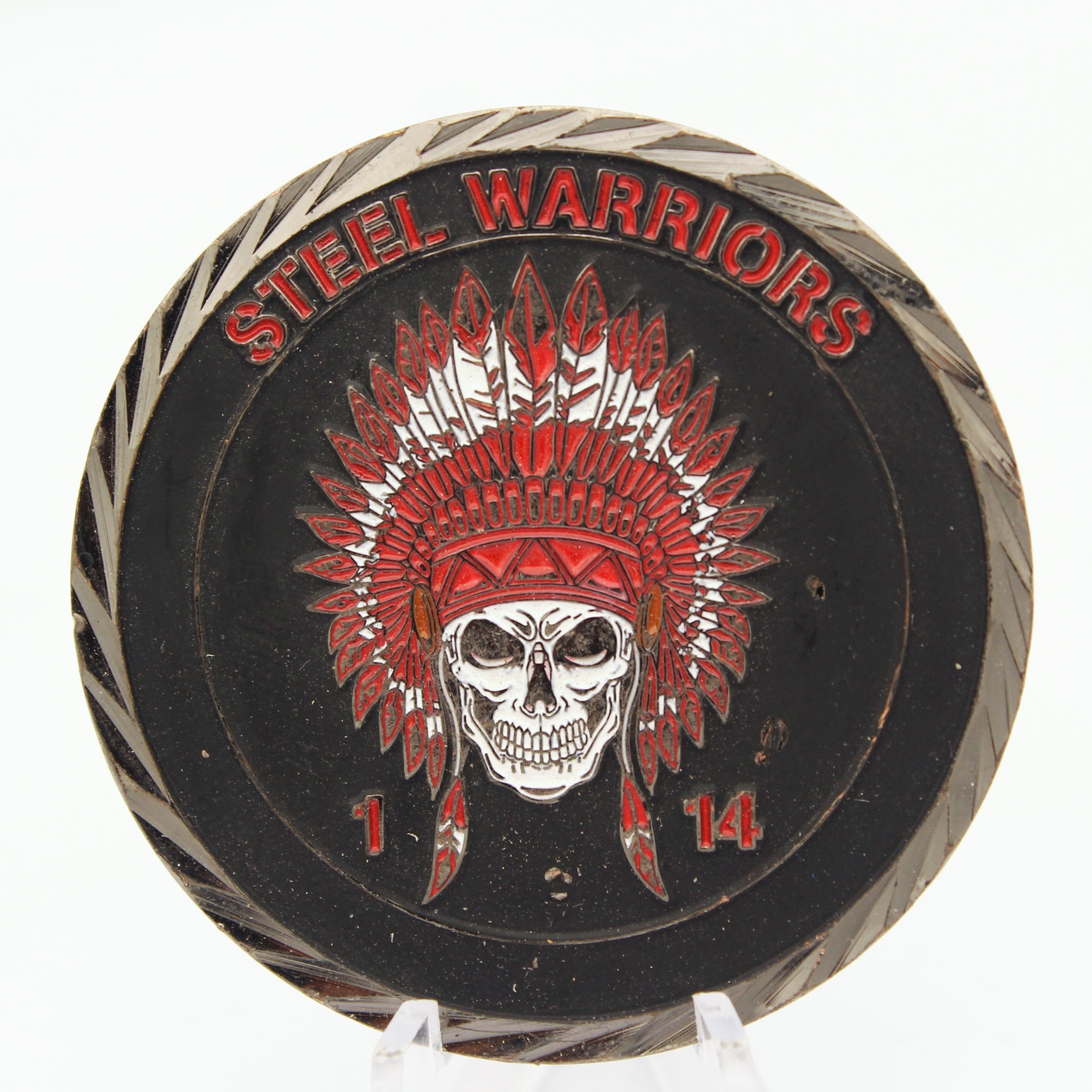 Steel Warriors Apache Battery Dominance Campaign Challenge Coin 2.0" Pre-Owned