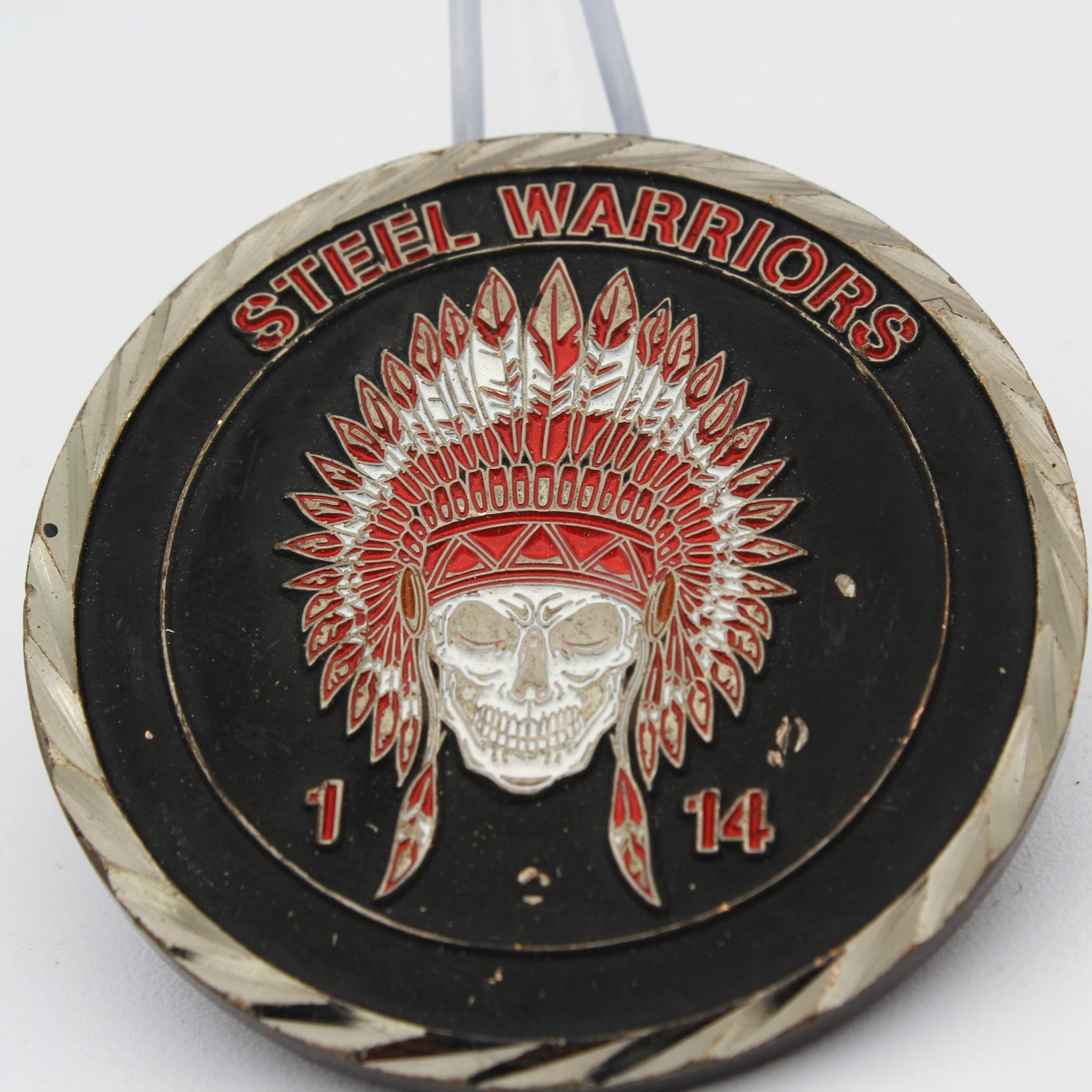 Steel Warriors Apache Battery Dominance Campaign Challenge Coin 2.0" Pre-Owned