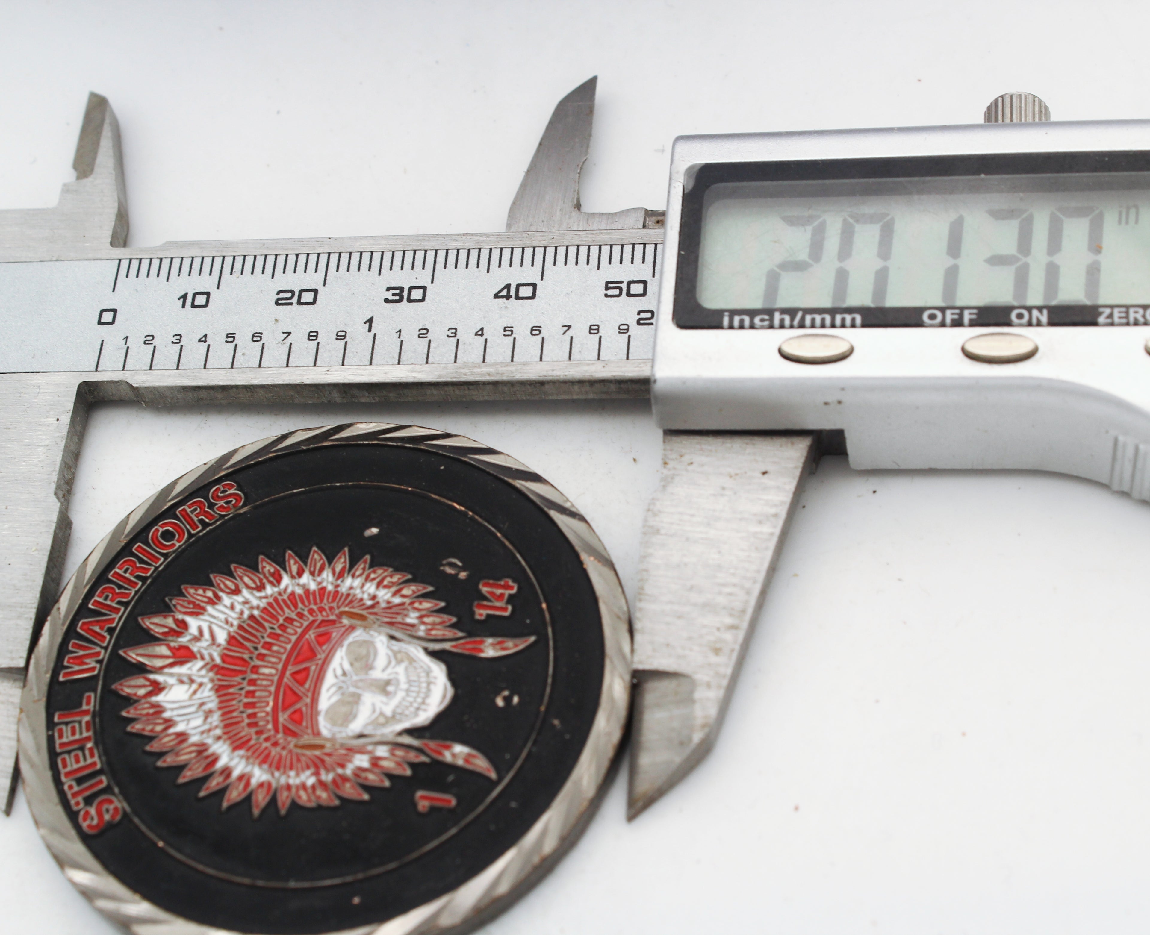 Steel Warriors Apache Battery Dominance Campaign Challenge Coin 2.0" Pre-Owned