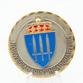 Norwegian Joint Headquarters NJHQ For Excellence Challenge Coin 1.5" Pre-Owned