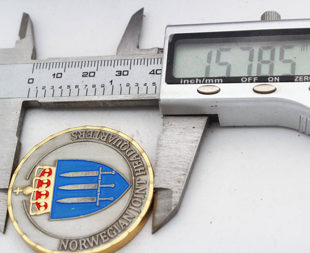 Norwegian Joint Headquarters NJHQ For Excellence Challenge Coin 1.5" Pre-Owned