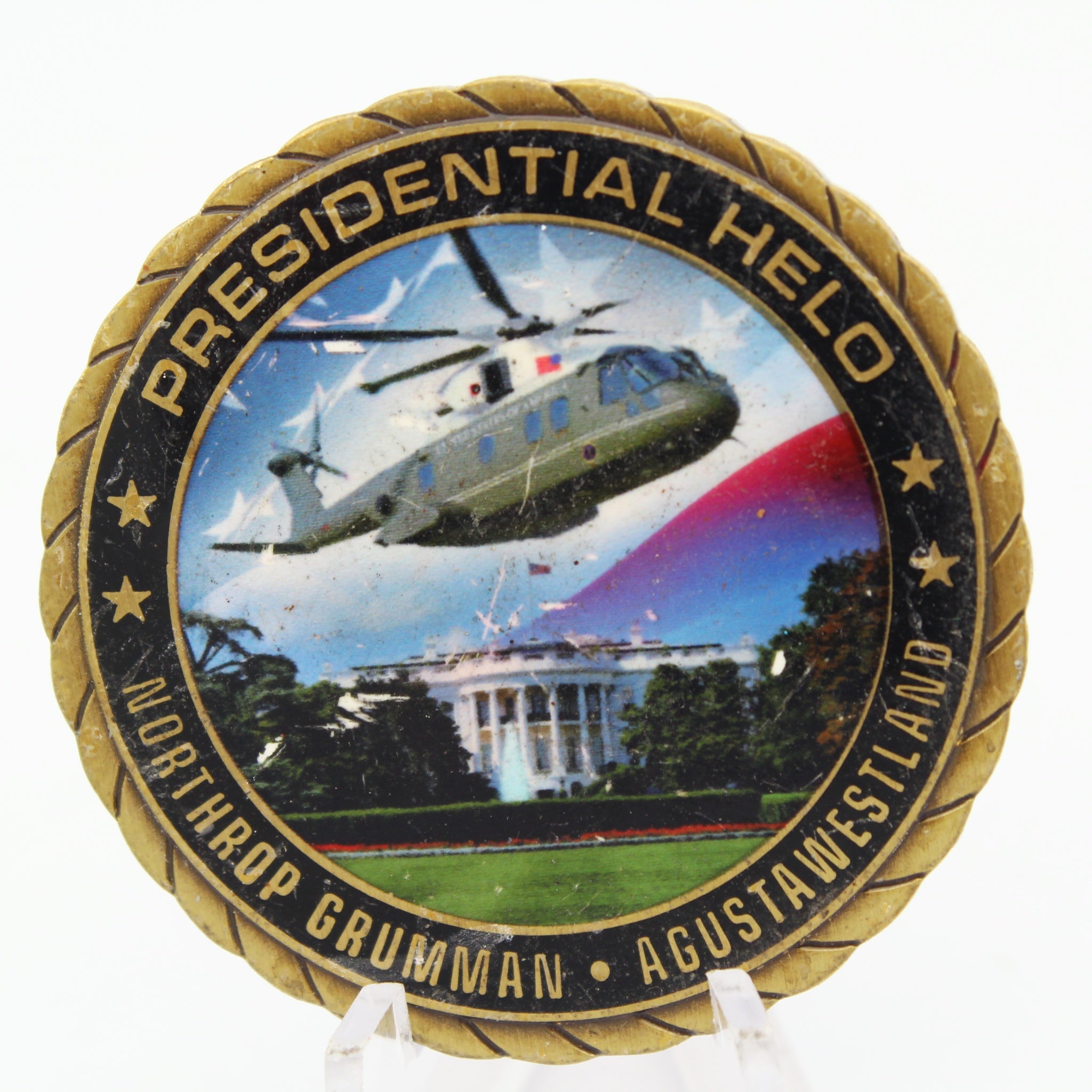 HMX-1 PMA-274 Presidential Helo Challenge Coin 1.75" Pre-Owned