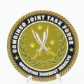 CJTF Operation Inherent Resolve Camp Buehring Kuwait Challenge Coin – 1.6 Inch Copper Collectible Pre-owned