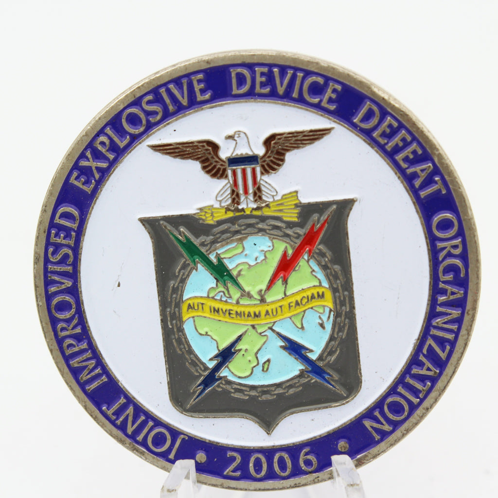 Joint Improvised Explosive Device Defeat Organization 2006 Challenge Coin – 1.75 Inch Copper Collectible Pre-owned