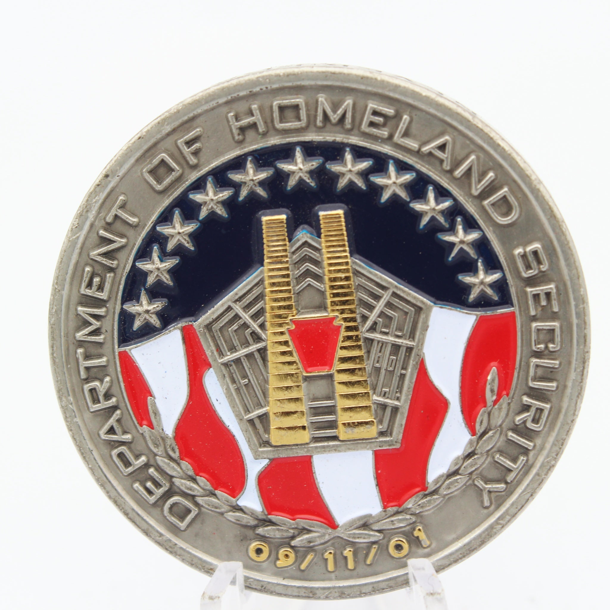 Behavior Detection Officer LAS Las Vegas 9/11 Tribute Challenge Coin – 1.75 Inch Copper Collectible Pre-owned