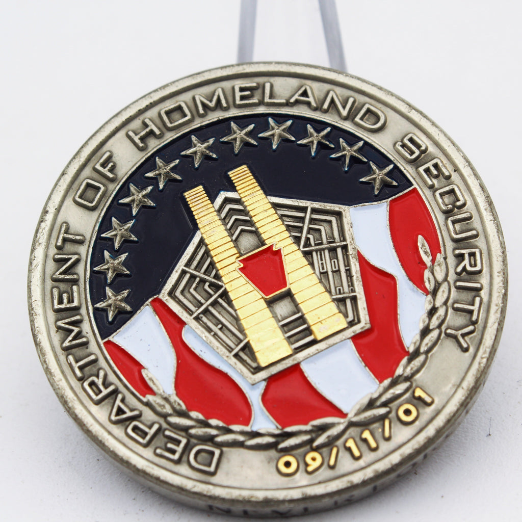 Behavior Detection Officer LAS Las Vegas 9/11 Tribute Challenge Coin – 1.75 Inch Copper Collectible Pre-owned