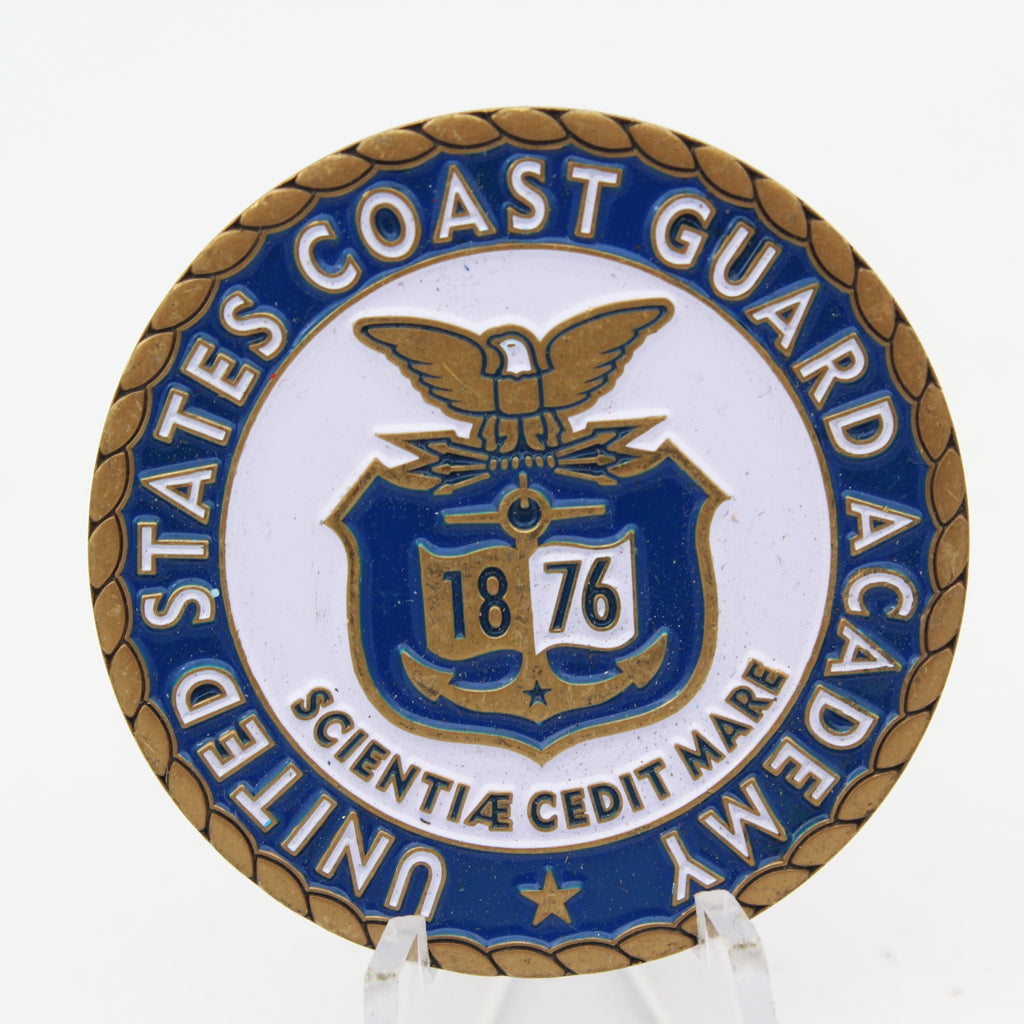 United States Coast Guard Academy Swab Summer Honor Company Challenge Coin – 1.75 Inch Copper Collectible Pre-owned