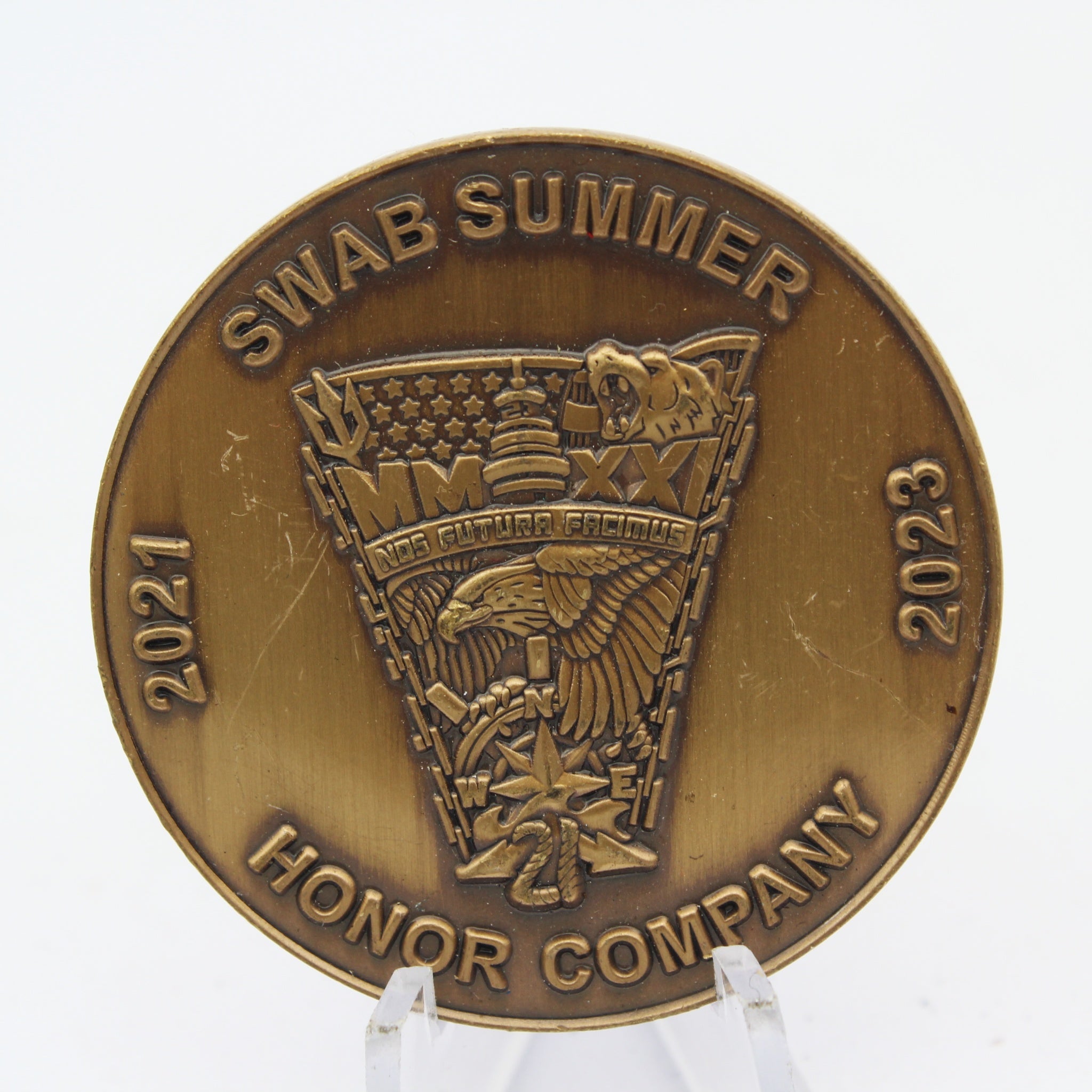 United States Coast Guard Academy Swab Summer Honor Company Challenge Coin – 1.75 Inch Copper Collectible Pre-owned