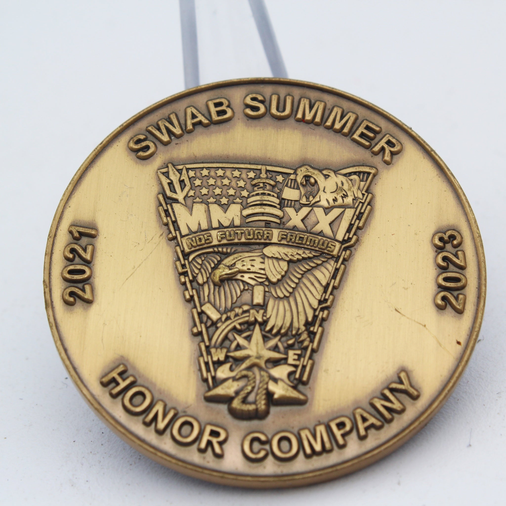United States Coast Guard Academy Swab Summer Honor Company Challenge Coin – 1.75 Inch Copper Collectible Pre-owned