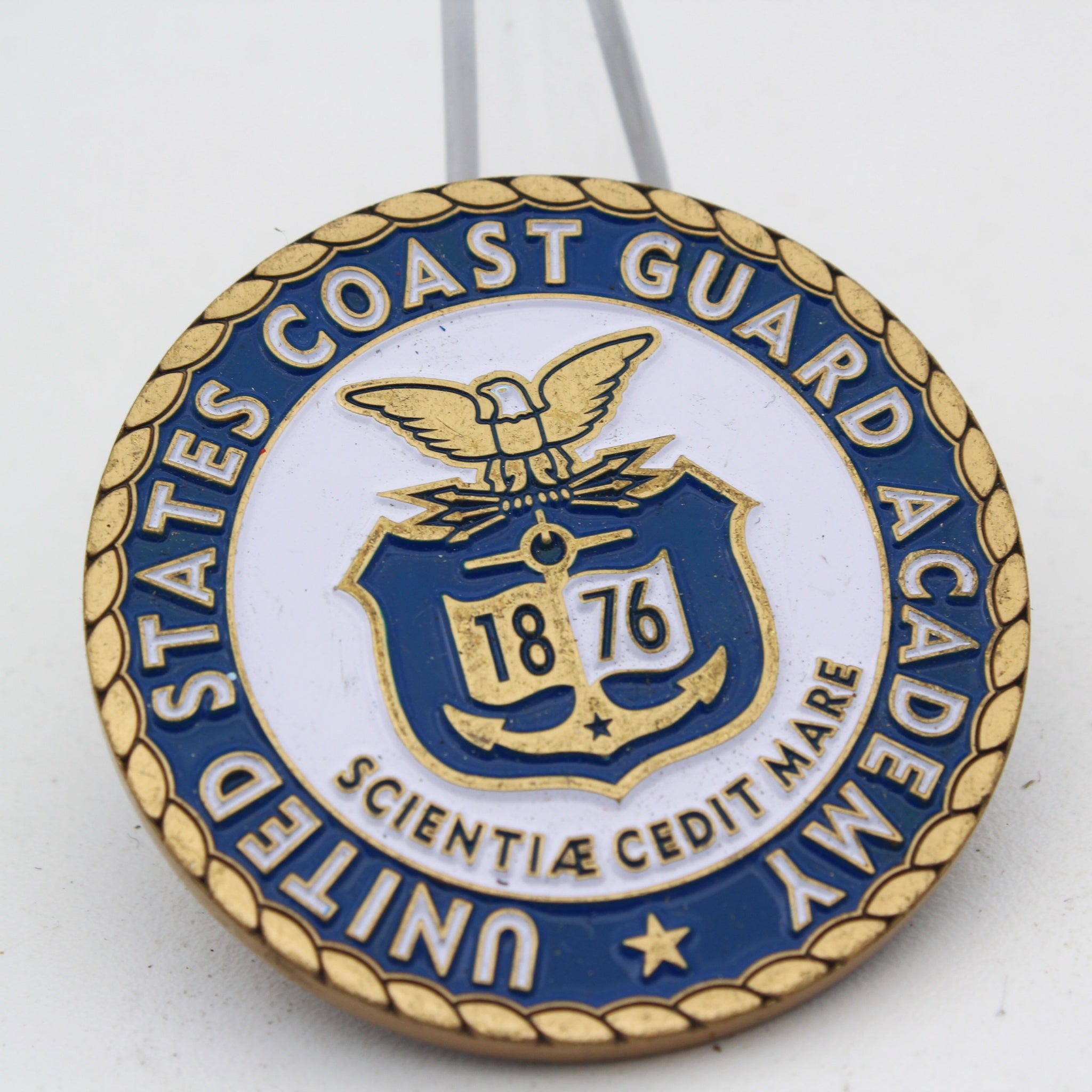 United States Coast Guard Academy Swab Summer Honor Company Challenge Coin – 1.75 Inch Copper Collectible Pre-owned