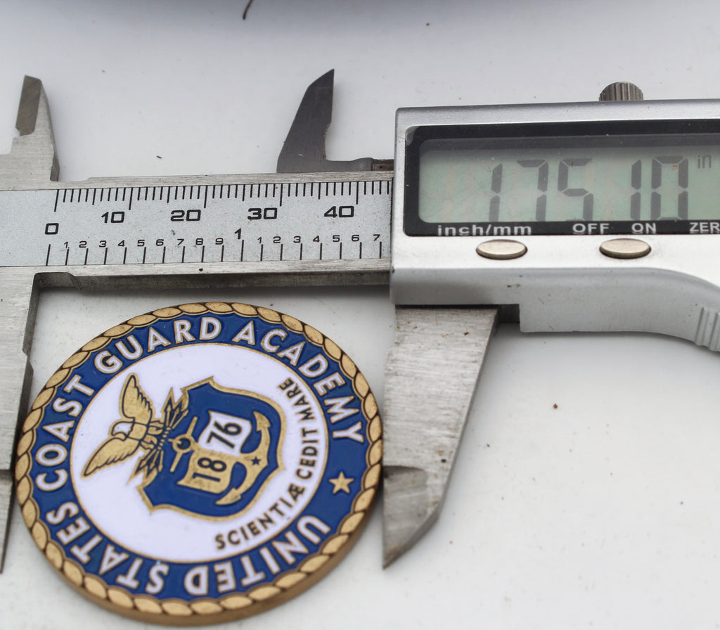 United States Coast Guard Academy Swab Summer Honor Company Challenge Coin – 1.75 Inch Copper Collectible Pre-owned