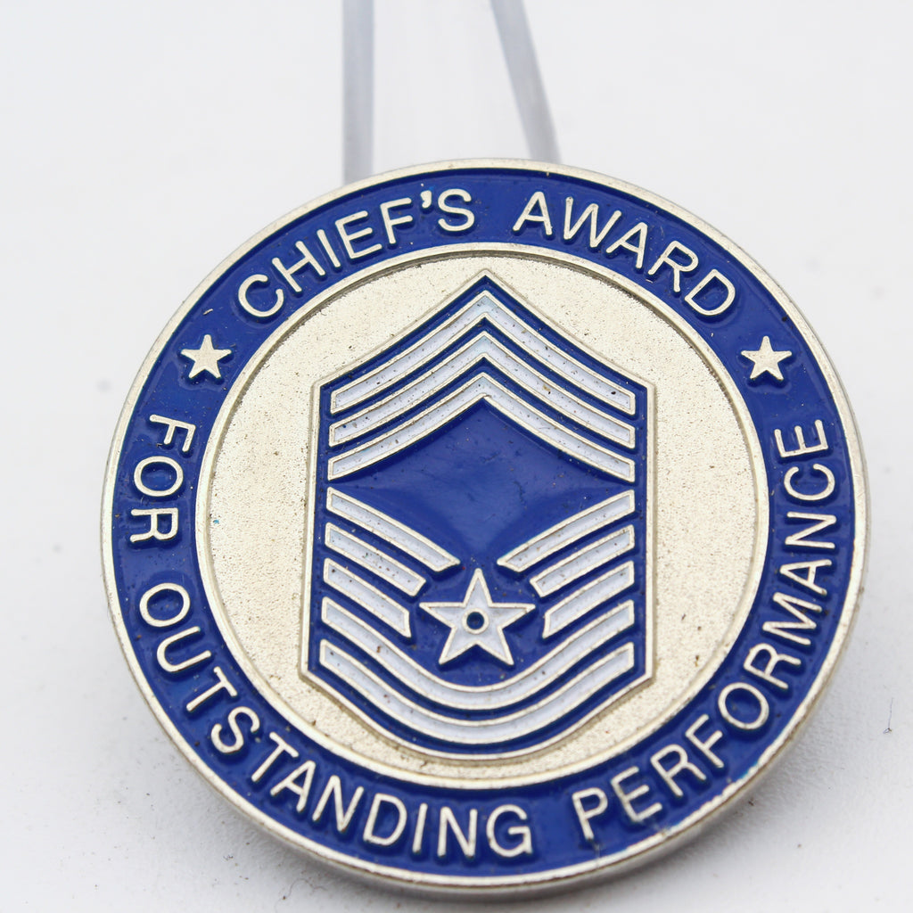 USAF Civil Engineer Prime BEEF Chief’s Award Challenge Coin – 1.5 Inch Copper Collectible Pre-owned