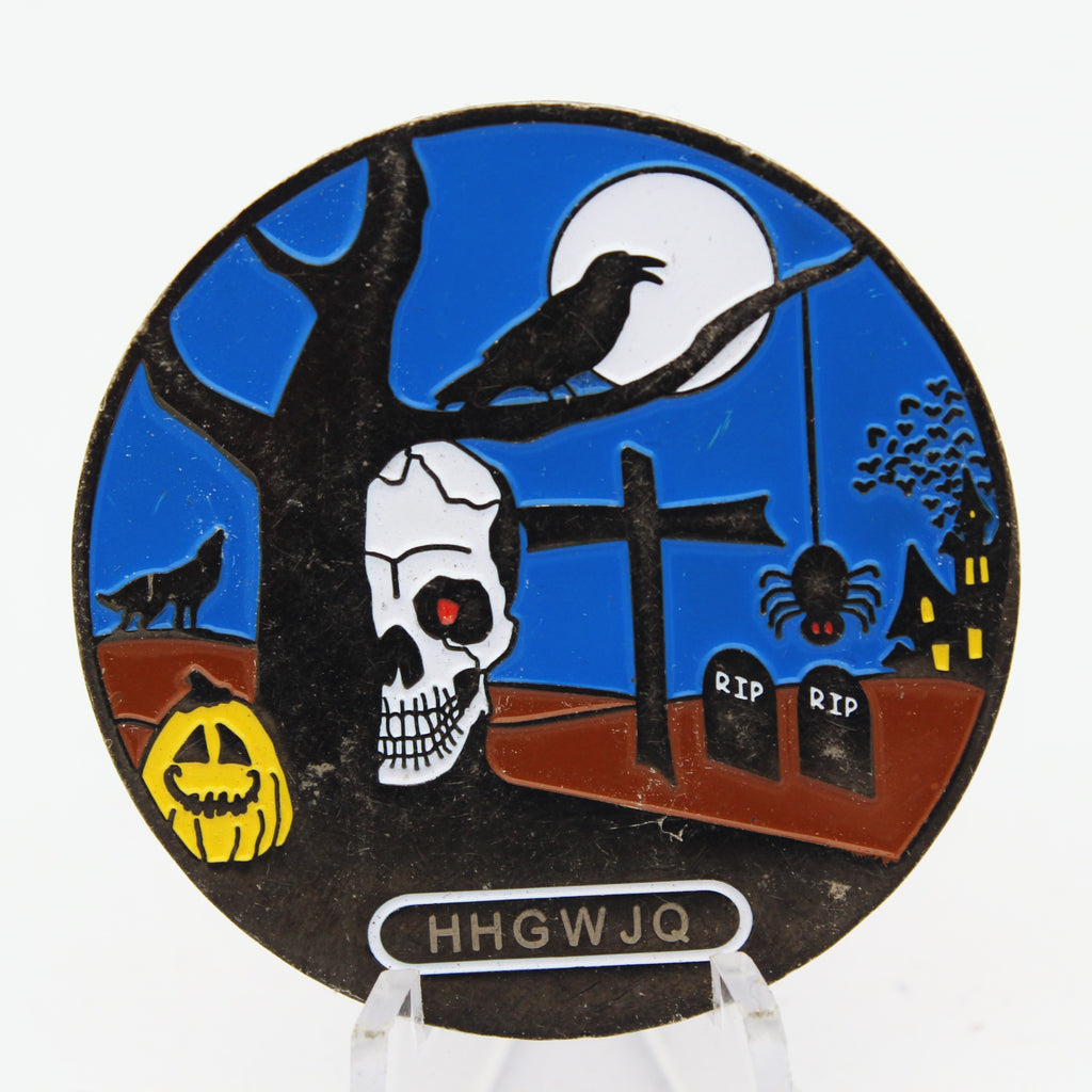 Halloween Hoopla October 25 2014 Challenge Coin – 1.75 Inch Copper Collectible Pre-owned