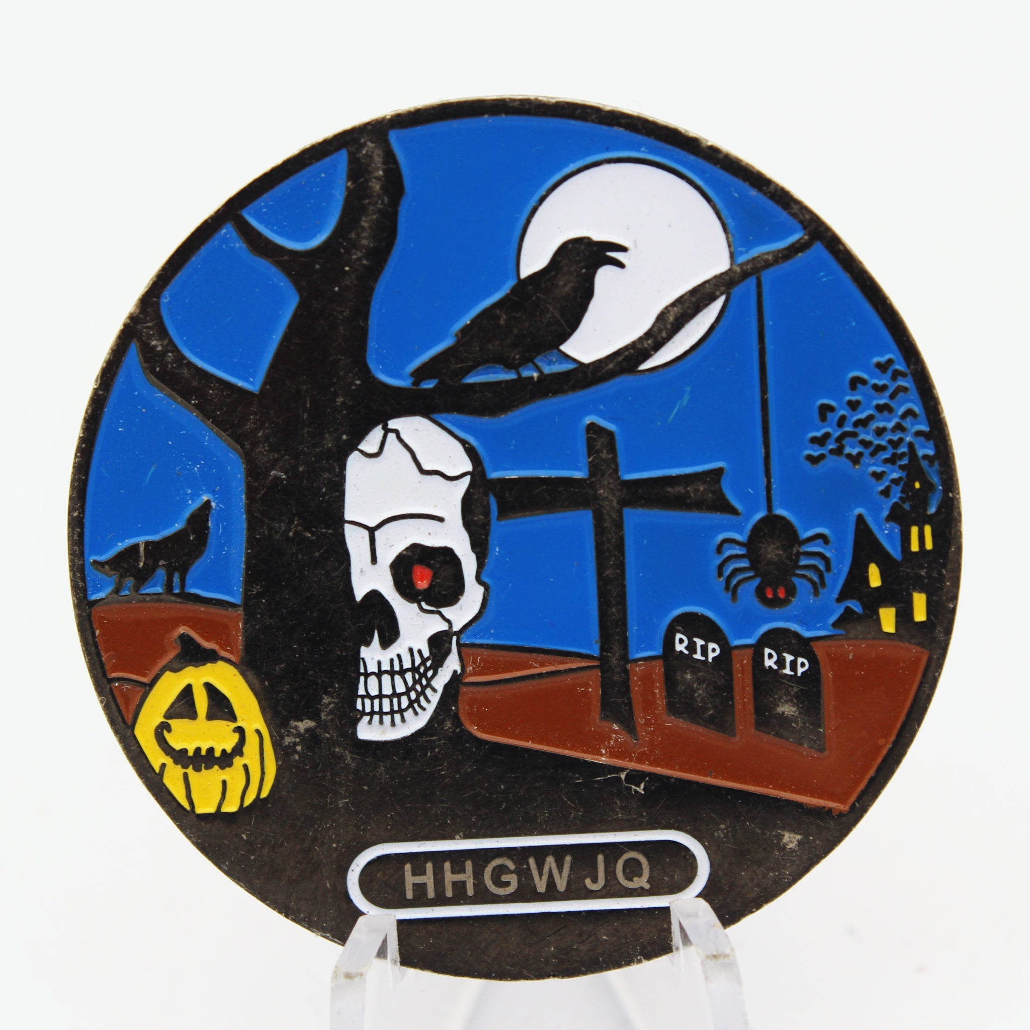 Halloween Hoopla October 25 2014 Challenge Coin – 1.75 Inch Copper Collectible Pre-owned
