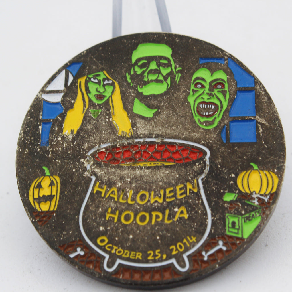 Halloween Hoopla October 25 2014 Challenge Coin – 1.75 Inch Copper Collectible Pre-owned