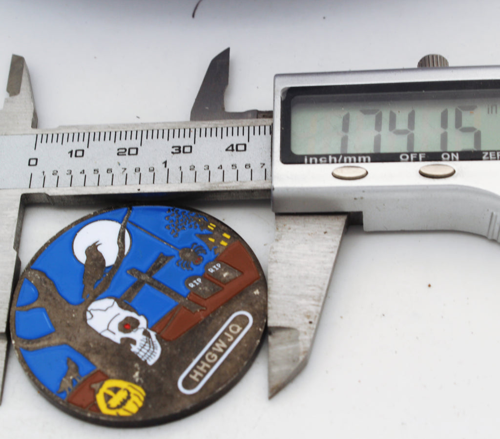 Halloween Hoopla October 25 2014 Challenge Coin – 1.75 Inch Copper Collectible Pre-owned