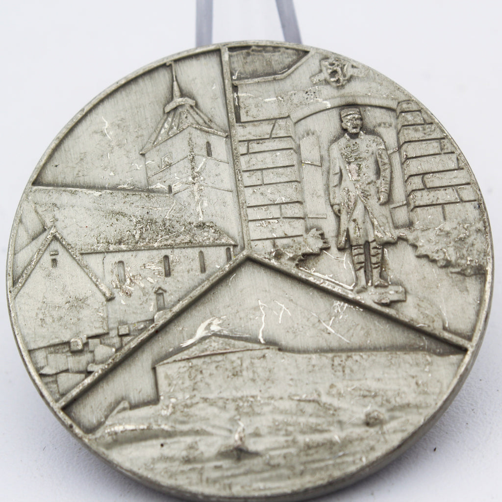 Stjørdal Kommune Ordfører Mayor Challenge Coin – 1.75 Inch Copper Norway Civic Collectible Pre-owned