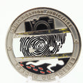 Montreal Police Identification Judiciaire Scenes de Crimes Challenge Coin – 1.75 Inch Copper Collectible Pre-owned