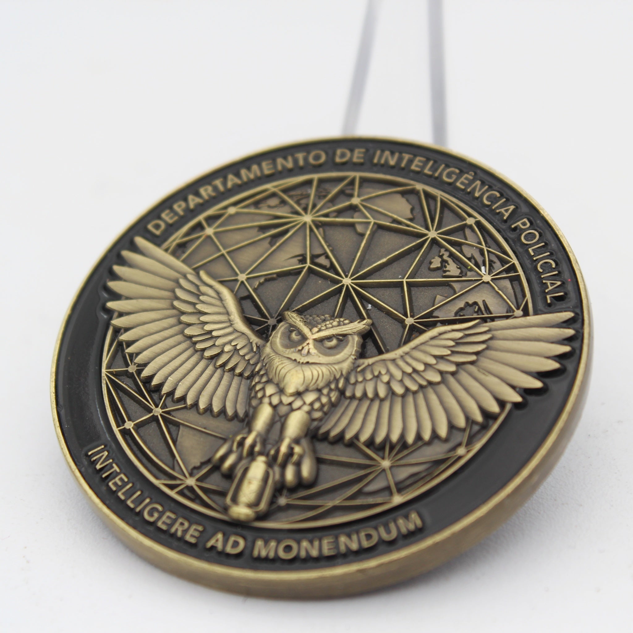 Brazil Polícia Civil RN Intelligence Department PCRN Challenge Coin 2” Copper Collectible