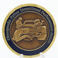 Chesapeake Police Exceptional Performance Award Challenge Coin – 1.75” Used Copper Pre-owned