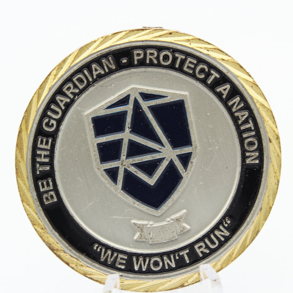 C-IED Guardian Challenge Coin Preparing for Tomorrow’s Threats Today 1.75” Used Copper Pre-owned