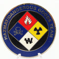 Hazmat Dangerous Goods Team CP Emergency Response Challenge Coin 1.75” Used Copper
