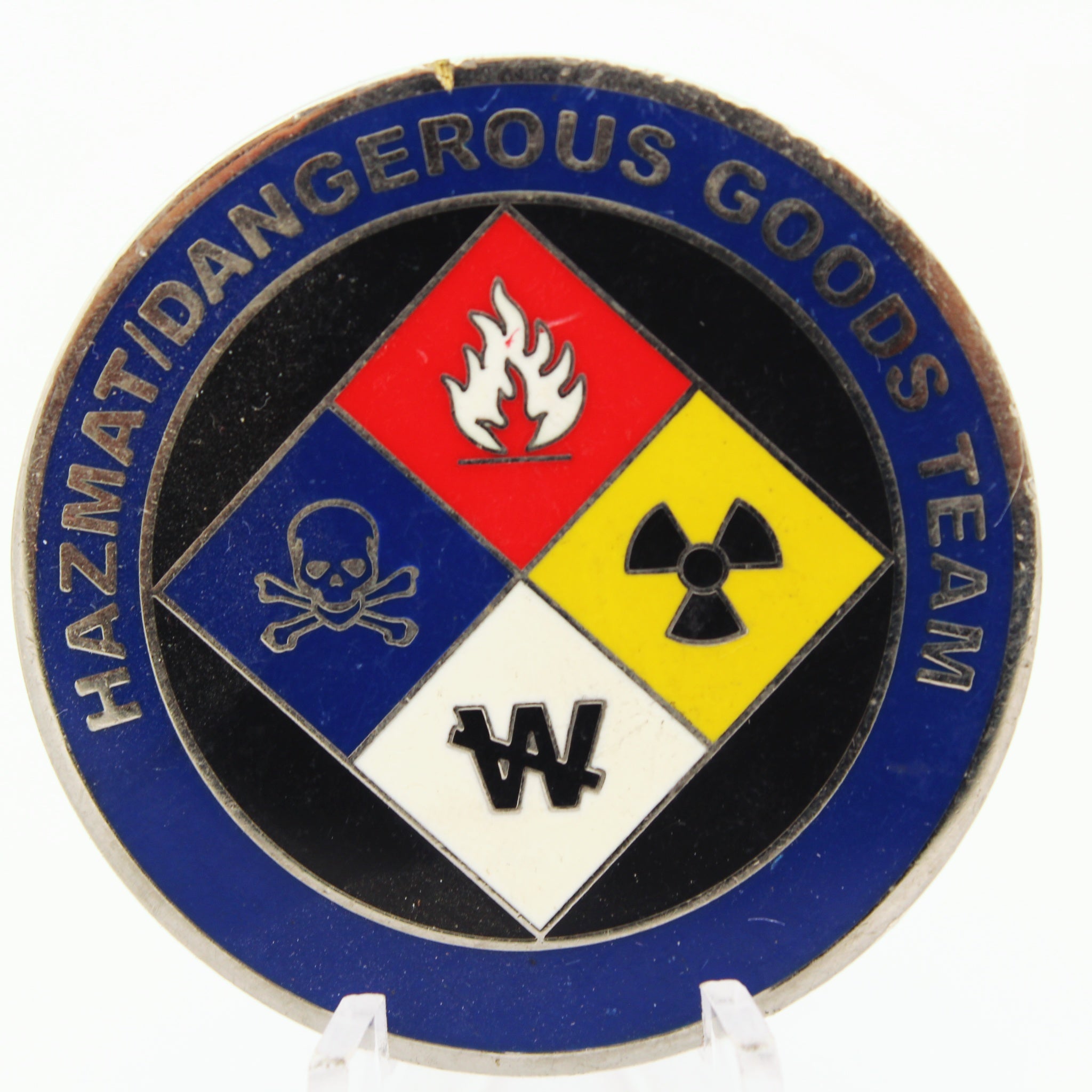 Hazmat Dangerous Goods Team CP Emergency Response Challenge Coin 1.75” Used Copper