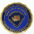 Washington State DOC CISM Team Thank You Challenge Coin 1.75” Used Copper
