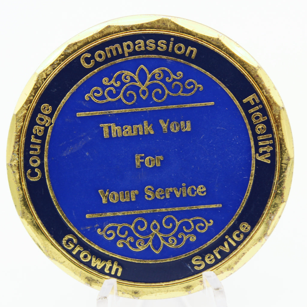 Washington State DOC CISM Team Thank You Challenge Coin 1.75” Used Copper