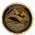 Blackhats 7427 Commander Outstanding Performer Challenge Coin – 1.75” Used Copper Collectible