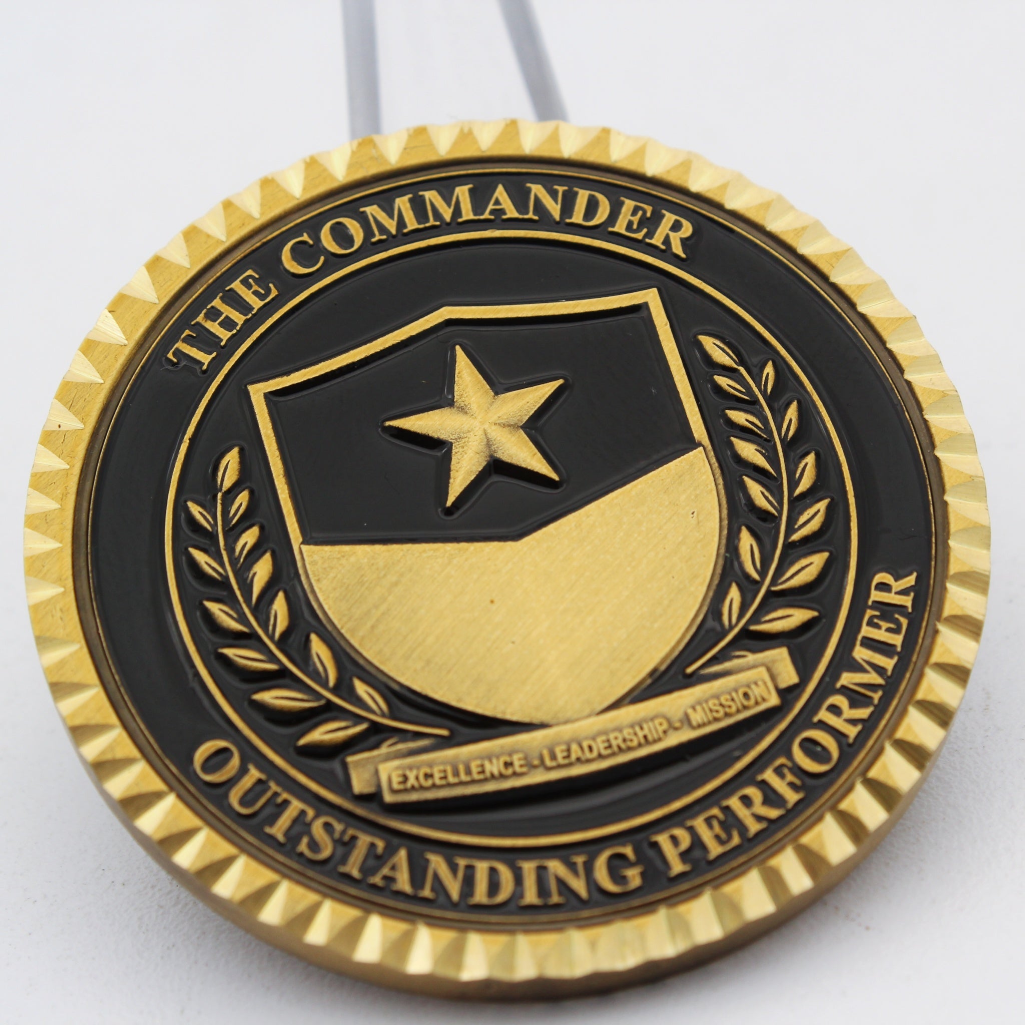 Blackhats 7427 Commander Outstanding Performer Challenge Coin – 1.75” Used Copper Collectible