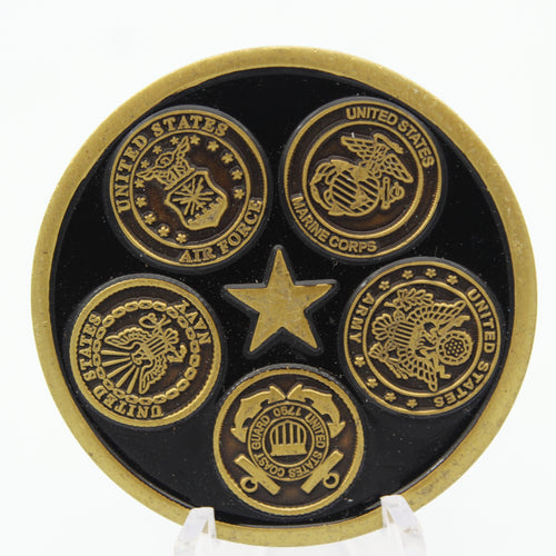 Ali Al Salem Kuwait Coalition Military Challenge Coin – 1.6” Used Copper Collectible