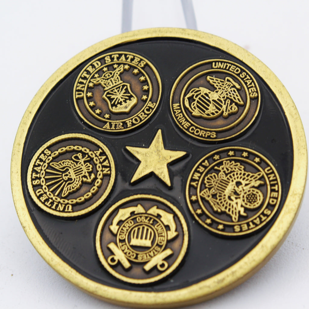 Ali Al Salem Kuwait Coalition Military Challenge Coin – 1.6” Used Copper Collectible