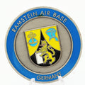 Ramstein Air Base Germany Enduring Partners Challenge Coin – 1.75” Used Copper Collectible