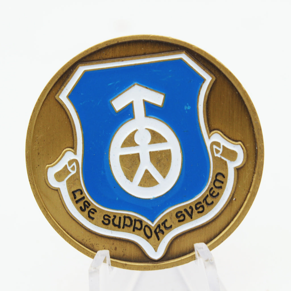 Life Support Equipment Parachute Pilot Challenge Coin – 1.5” Used Copper Collectible